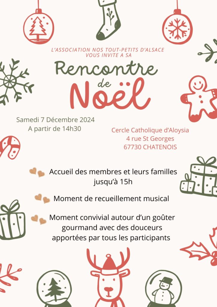 affiche rencontre de noel 2024